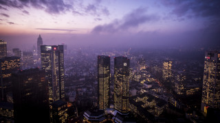 City skyline night lights bridge 7 - a few building free wallpaper