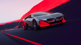 Futuristic car red road red - a futuristic car free wallpaper for desktop
