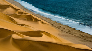 Beach wave sand dunes land - amir zand free wallpaper for desktop