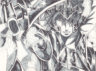 Woman sword armor drawing warrior - her head and a sword free wallpaper for desktop