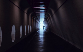 Tunnel shadow liminal space stand - the tunnel free wallpaper