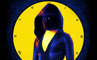 Hoodie clock yellow moon cobra - poster art free wallpaper for desktop