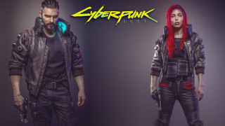 Cyberpunk leather outfits neon hair - free cyberpunk wallpaper