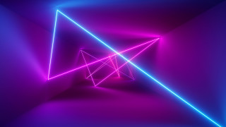 Purple blue abstract triangle lines - abstract background free wallpaper
