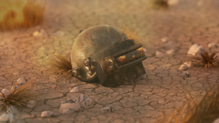 Helmet desert ground rocks grass - rock and grass free wallpaper