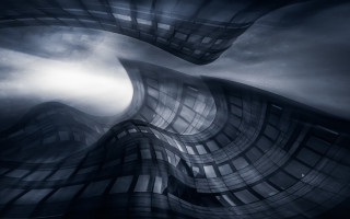 Large building long window sky - behance hd free wallpaper