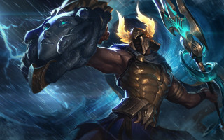 Armor dragon sword rain lightning - a sword and a dragon free wallpaper