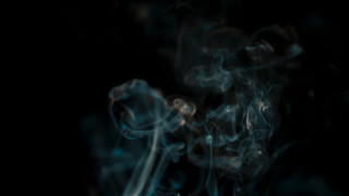 Black smoke abstract illusionism raytraced - bottom free wallpaper