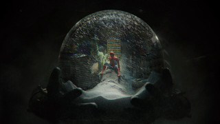 Snowglobe man inside dark mirrorball - artstation hq free wallpaper