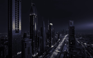 Cyberpunk city night starry sky - cyberpunk city free wallpaper for desktop