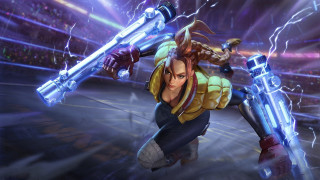Street fighter sword glowing lightning - a character free wallpaper