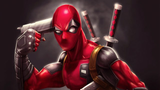 Deadpool sword smoke black background - smoke behind free wallpaper