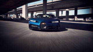 Blue bugatti road bridge building - a blue bugatti free wallpaper