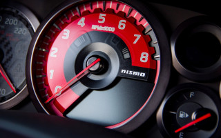 Speedometer closeup car dashboard gauges - a car dashboard free wallpaper for desktop