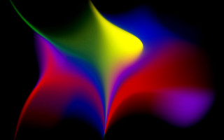 Colorful abstract background mandelbrot raytraced - volumetric light free wallpaper for desktop