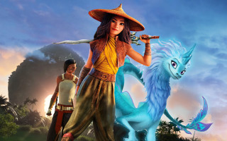 Girl hat sword dragon man - a sword next free wallpaper