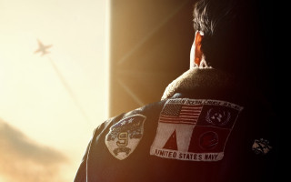 Man jacket patches plane sunset - david park free wallpaper