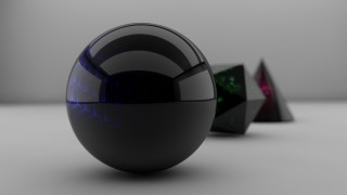 Black egg blue green design 2 - cinema 4 d free wallpaper for desktop