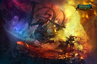 Demon attack sword fire forest - flame and smoke free wallpaper