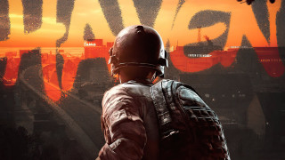 Man helmet vest city skyline - key art free wallpaper for desktop