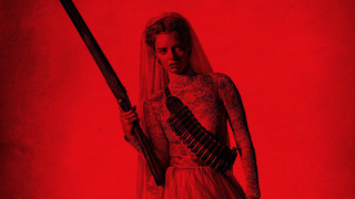 Feminist artist anne said red - a red background behind her free wallpaper