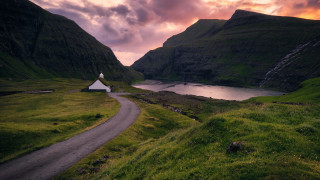 Valley lake tent cinematic matte - a tent free wallpaper