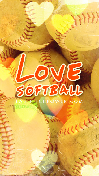 Baseballs love softball pile together - free sports wallpaper for mobile