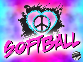 Peace heart peace softball pink - a peace sign free wallpaper