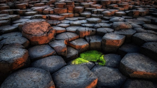 Green rocks land art fractals - eric auld free wallpaper