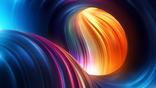 Colorful abstract spiral blonde hair 2 - a spiral design in the center of the image free wallpaper