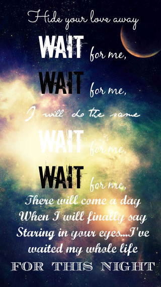 Quote sky stars crescent background - daylight free wallpaper for mobile