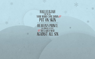 Quote blue background snowflakes stars - a snowflake free wallpaper