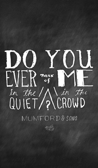 Do you ever know me - a chalkboard free wallpaper for mobile