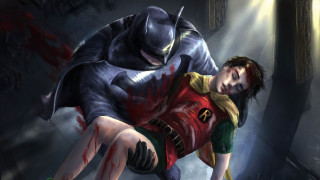 Batman girl redshirt greenpants blood - green pants free wallpaper