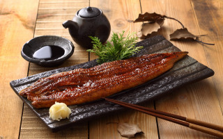 Fish plate chopsticks teapot wooden - sakimichan free wallpaper for desktop