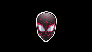 Spiderman mask glowing eyes black - the face free wallpaper