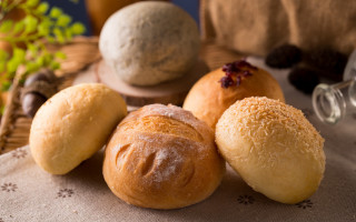 Breads table wine vase food - cao zhibai free wallpaper