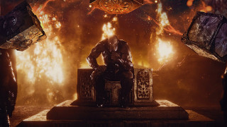 Fire embers constellation sky sunset - a chair in a room free wallpaper