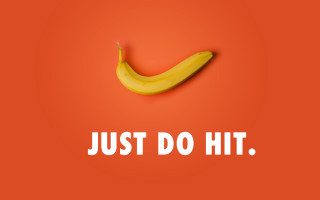 Banana just do hit white - a banana free wallpaper