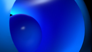 Blue circle night sky moon - a blue object free wallpaper