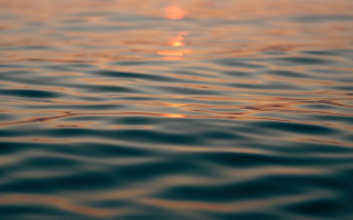 Water sunset waves clouds naturalism - in the water free wallpaper for desktop
