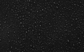 Black water drops minimalism rain - a black background free wallpaper