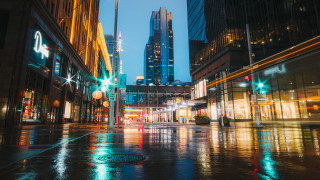 Arlington nelson lindenmuth cityscape night - arlington nelson lindenmuth free wallpaper