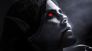 Man bloody face red eyes - a bloody face free wallpaper for desktop