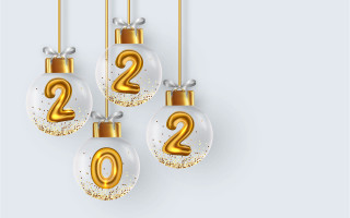 Christmas ornaments gold numbers bow - iso 200 free wallpaper