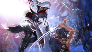 Man white suit sword red 4 - a sword next free wallpaper