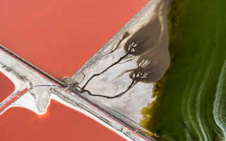 Plane wing red sky green - a green field in the foreground free wallpaper