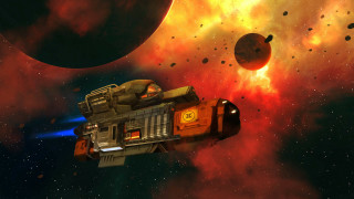 Space station galaxy planets star - a space station in the middle of a galaxy free wallpaper