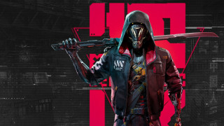 Man hoodie sword knife cyberpunk - a sword and a knife free wallpaper