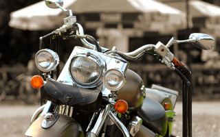 Motorcycle umbrella person road blurry - behance hd free wallpaper